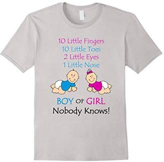 Fun Baby Gender Reveal Party T-Shirt for Baby Shower Photos