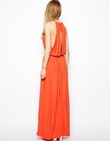 Thumbnail for your product : ASOS Maxi Dress With Embellished Necklace