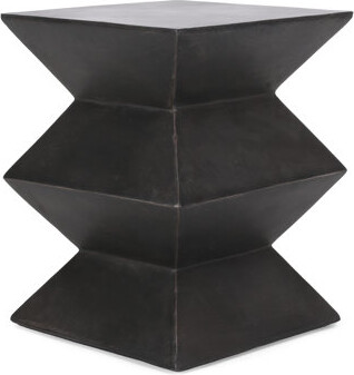 Ivy Bronx Lightweight Concrete Outdoor Desk - Geometric Pattern Copper 15.05\