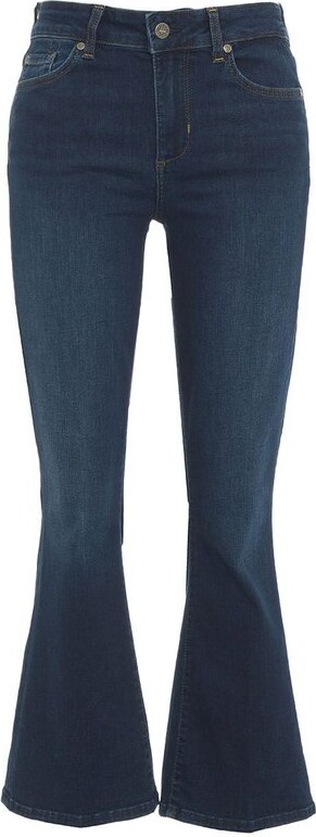 Liu Jo Logo-Patch Flared Jeans