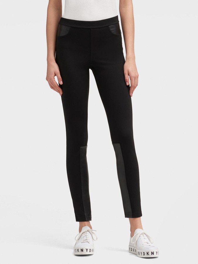 dkny leather pants