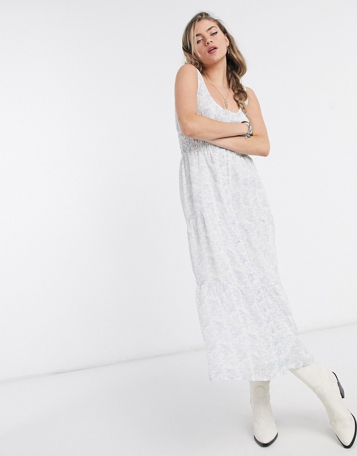 romantic white maxi dress