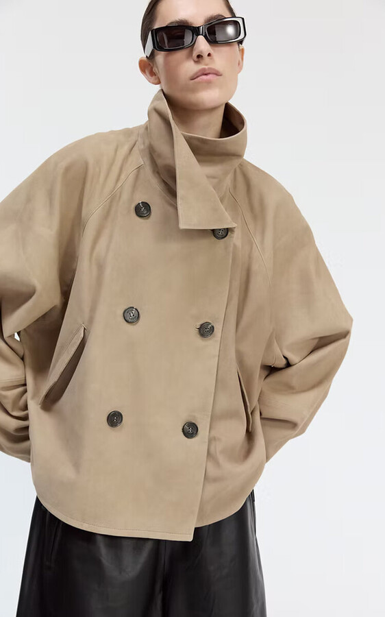 Utzon Breasted Suede Jacket