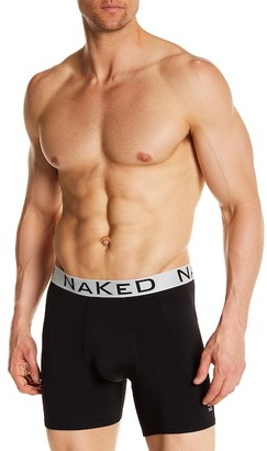 Naked Silver Boxer Brief