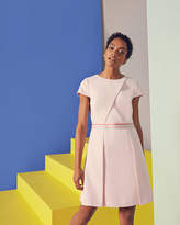 Thumbnail for your product : Ted Baker HELTTY Colour block pleated dress