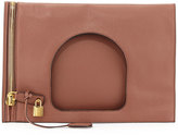 Thumbnail for your product : Tom Ford Alix Medium Padlock & Zip Shoulder Bag, Desert Rose