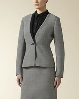 Thumbnail for your product : Jaeger Stretch Puppytooth Jacket