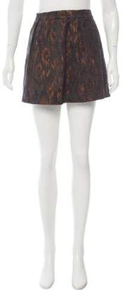 MAISON KITSUNÉ Patterned Mini Skirt