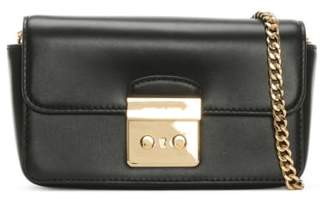 Michael Kors Sloan Black Leather Chain Strap Wallet