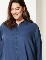 Thumbnail for your product : Marks and Spencer CURVE Long Sleeve Soft Touch Shirt
