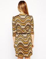 Thumbnail for your product : Traffic People Zig Zag Wrap Dress