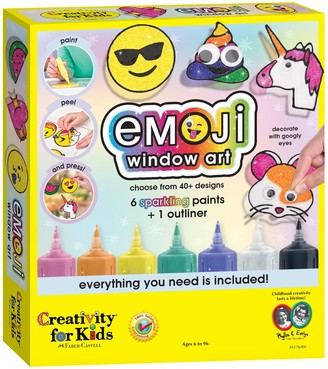 Creativity for Kids Emoji Window art Activity Set