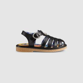 Gucci Toddler leather sandal