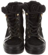 Thumbnail for your product : Bikkembergs Girls' Leather High-Top Sneakers