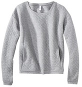Thumbnail for your product : Xhilaration Junior's Quilted Sweatshirt - Assorted Colors