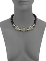 Thumbnail for your product : Heidi Daus Beaded Geometric Crystal Collar Necklace