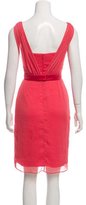 Thumbnail for your product : Lela Rose Belted Mini Dress
