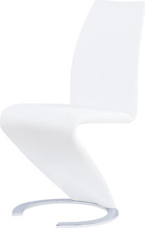 Orren Ellis 2pcs Horseshoe Style Dining Chairs In Black - Base With Soft Padded Seating Pu Finish (2) Chair Comfy Seat Coating Assembly