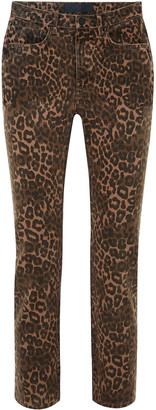t by alexander wang leopard jeans