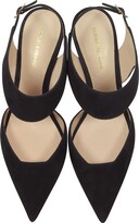 Thumbnail for your product : Nicholas Kirkwood Black Suede 60mm Leeloo Sling Pumps