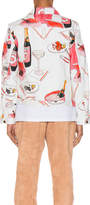 Thumbnail for your product : Casablanca Champagne and Cigares Jacket in White | FWRD