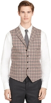 Thumbnail for your product : Brooks Brothers Tan Plaid Vest