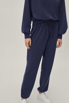 Thumbnail for your product : Nasty Gal Womens Quilted Relaxed Drawstring Sweatpants