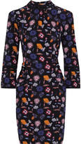 Thumbnail for your product : BA&SH Maha Gathered Floral-print Crepe Mini Dress