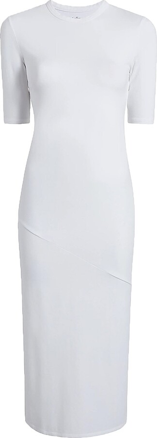 ANOTHER TOMORROW Women's Elbow Sleeve Dress - Black - Size XS