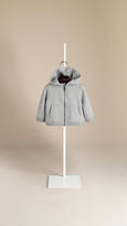 Thumbnail for your product : Burberry Knitted Cotton Hooded Top