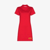 Thumbnail for your product : Heron Preston Red CTNMB High Neck Mini Dress