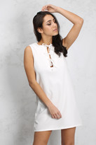 Thumbnail for your product : Rare White Lace Up Shift Dress