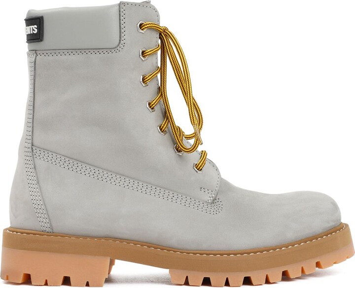 Vetements Logo Trucker Boots Shoes - ShopStyle