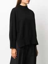 Thumbnail for your product : Peserico Mock Neck Three Quarter Length Jumper