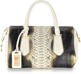 Thumbnail for your product : Ghibli Chic Python Leather Satchel