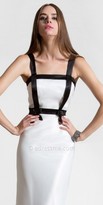 Thumbnail for your product : Nika White Sheer Organza Evening Dresses