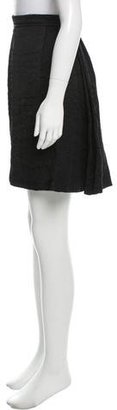 Louis Vuitton Textured A-Line Skirt