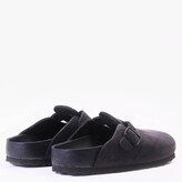 Thumbnail for your product : Birkenstock Boston Suede Leather Black Clog