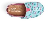 Thumbnail for your product : Toms 'Classic Tiny - Glitter Jellyfish' Slip-On (Baby, Walker & Toddler)