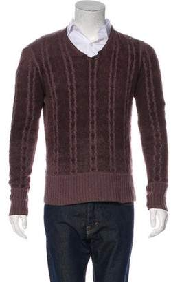 John Varvatos Distressed Cashmere Sweater