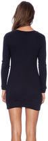 Thumbnail for your product : Monrow Birds Eye French Terry Long Fashion Sweater Dress