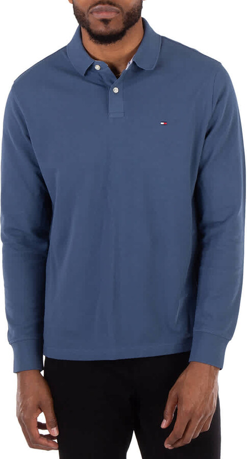 Long Sleeve 1985 Cotton Polo Shirt