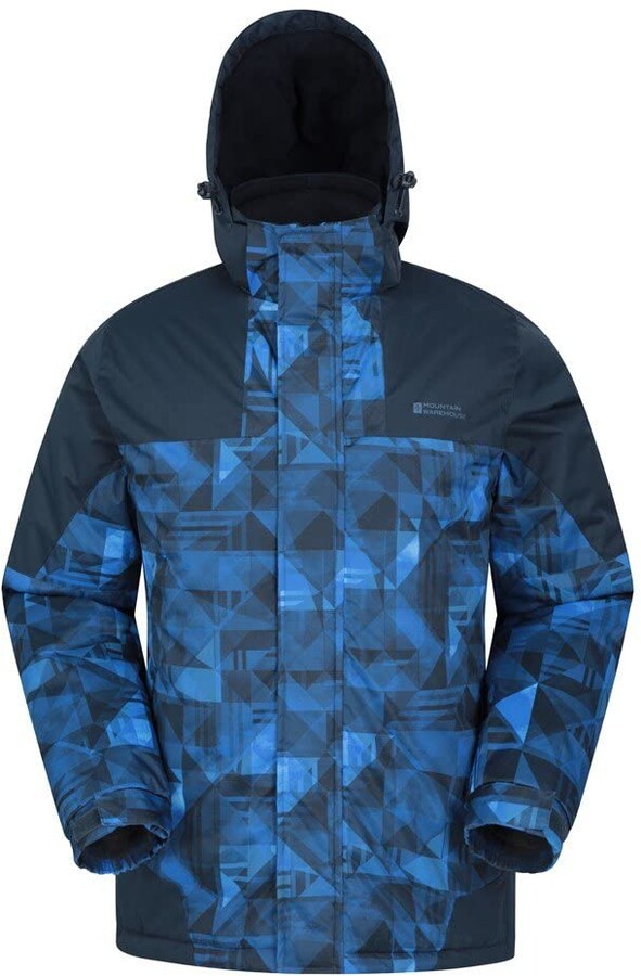Mountain Warehouse Dusk Mens Ski Jacket Water Resistant Rain Coat