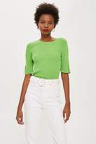 Thumbnail for your product : Topshop Womens White Belted Straight Leg Jeans - White