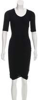 Thumbnail for your product : Burberry Short Sleeve Ruched Dress