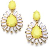 Thumbnail for your product : ABS by Allen Schwartz Baguette & Pear-Shaped Earrings