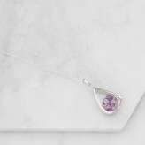 Thumbnail for your product : Lily & Roo - Sterling Silver Tourmaline Birthstone Teardrop Locket
