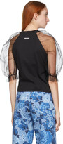 Thumbnail for your product : MSGM Black Tulle T-Shirt