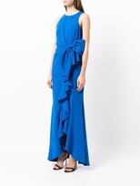 Thumbnail for your product : Badgley Mischka Ruffle-Trimmed Maxi Dress