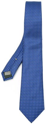 Canali woven pattern tie - men - Silk - One Size